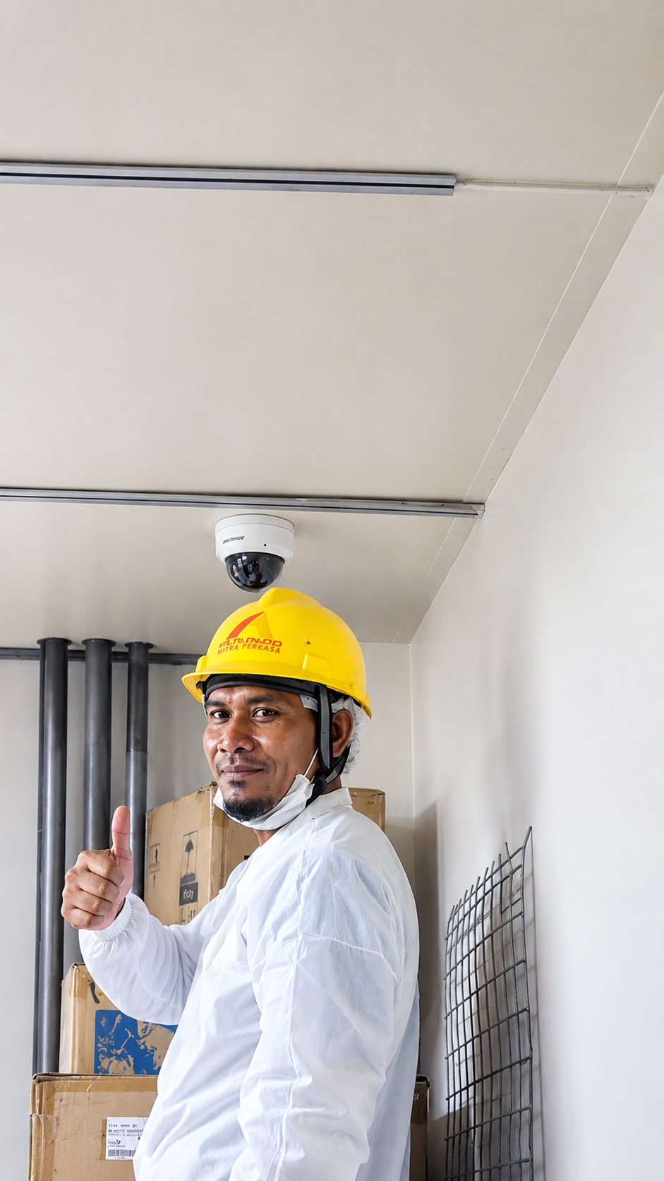 INSTALLATION FIXED DOME CCTV